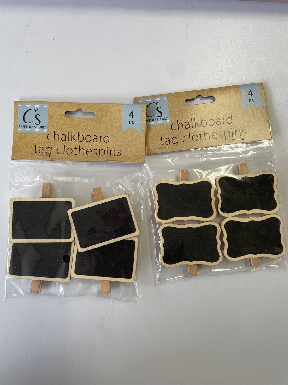 Crafter's Square Chalkboard Tag Clothespins 2-pack